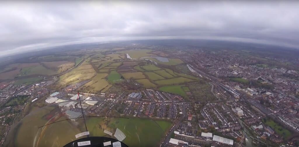 Flight over Oxford