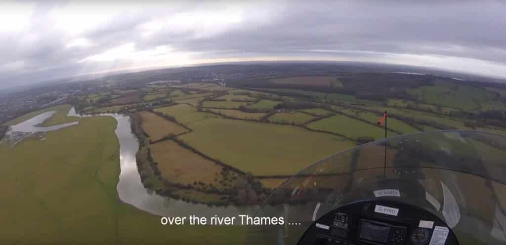 Flight over Oxford