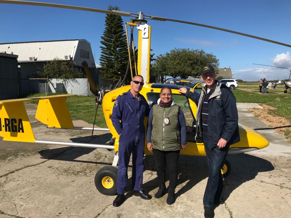 Gyro Plane para la promoción de la ley