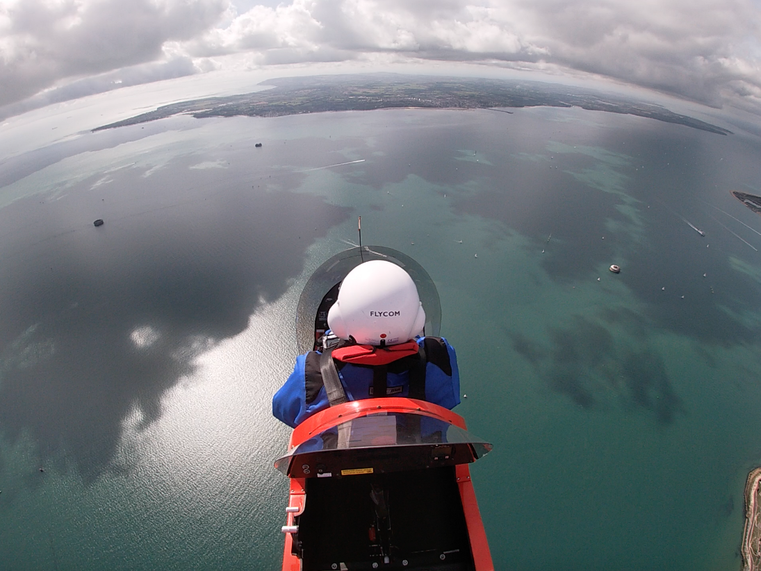 Un magnifico volo in un Magni M-16 a Sandown, Isola di Wight